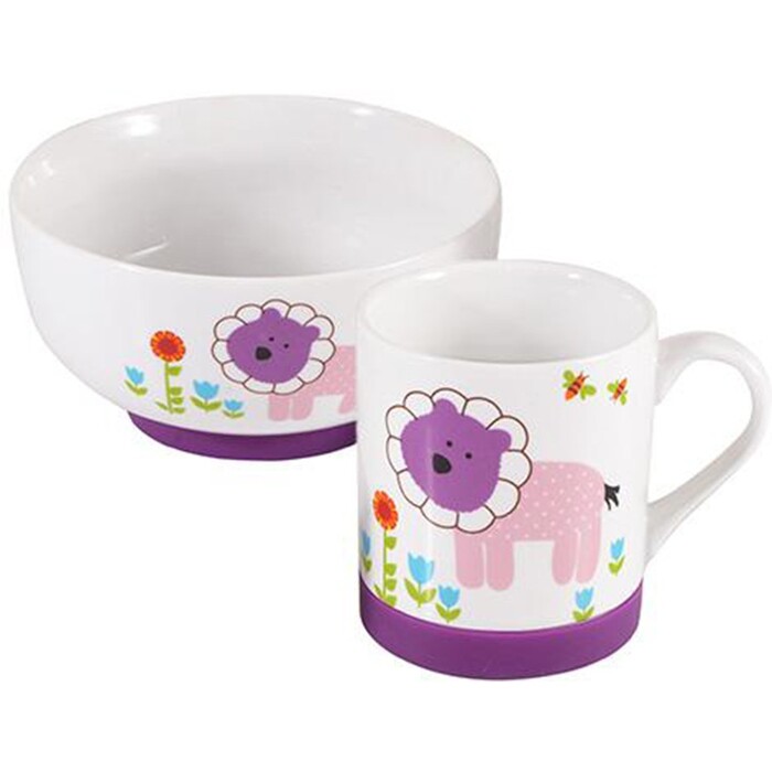 Миска і кружка Fissman 12x5 см 320 мл; 200 мл Левеня (9367)