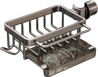 Тримач для губки для кухонного змішувача, сірий Generic