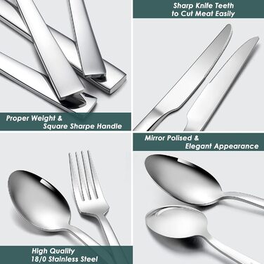 Набір столових приладів з 32 предметів на 8 осіб Herogo