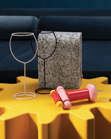 Штопор 6х18 см, красный / розовый/ желтый Alessi