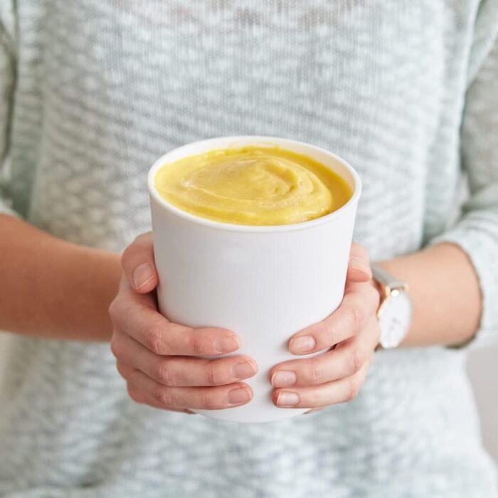 Набір з 2 контейнерів для морозива 1 л, контейнери для зберігання, морозильні банки, контейнери для льоду без бісфенолу А в харчовому класі (сірий)