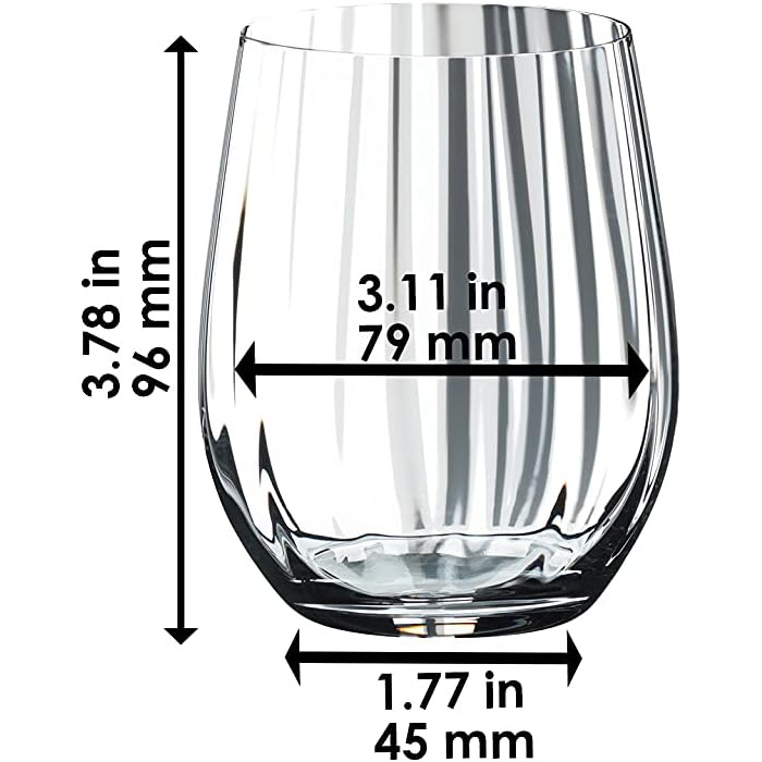 Набір склянок для віскі 0,344 л, 2 предмета,  Optical O Tumbler Riedel