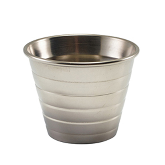 Соусник металевий ребристий 71 мл, GenWare