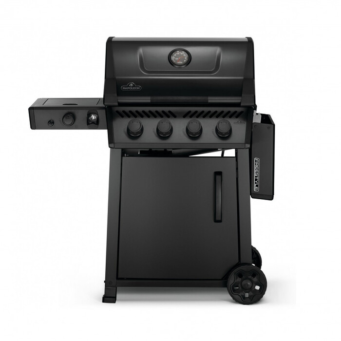 Газовый гриль Freestyle 425 с боковой горелкой SIZZLE ZONE и дверкой, черный мат F425DSIBPK-RU-PHM Код: 010721