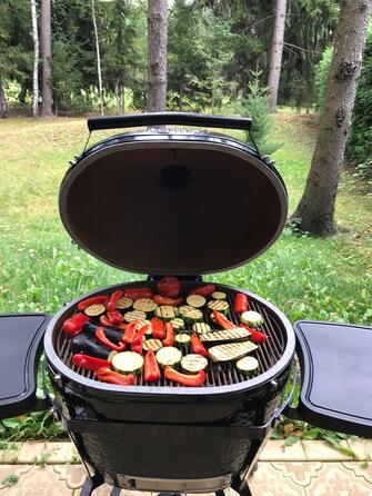 Керамический угольный гриль Primo X Large Oval All in One PGCXLCG Код: 004192