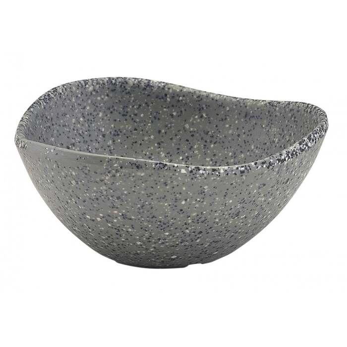 Соусник меламіновий 7.3*3.7 см, 70 мл, трикутний, сірий, GenWare