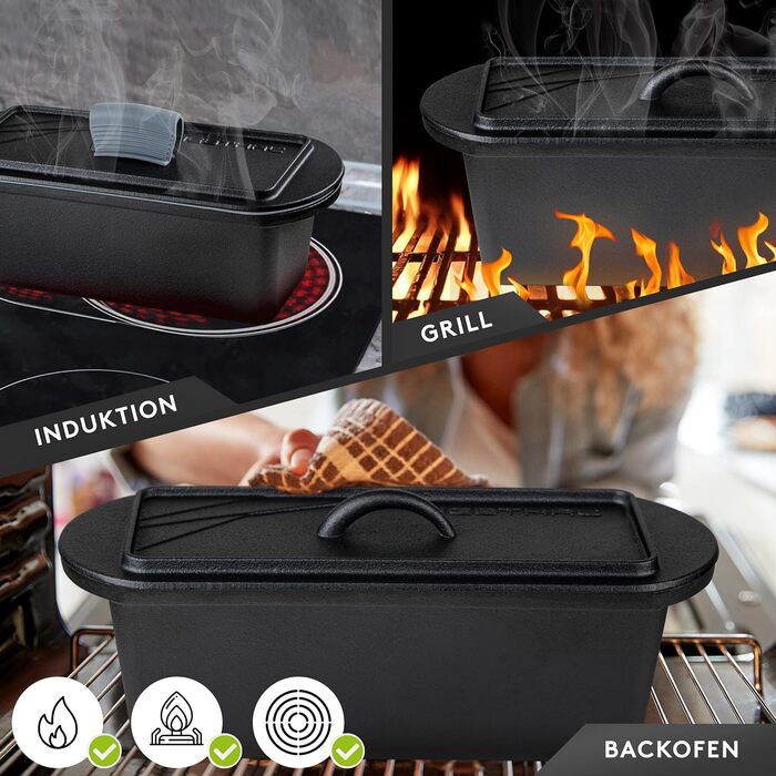 Форма для випікання хліба з кришкою 3,5 л LIEBTHAL