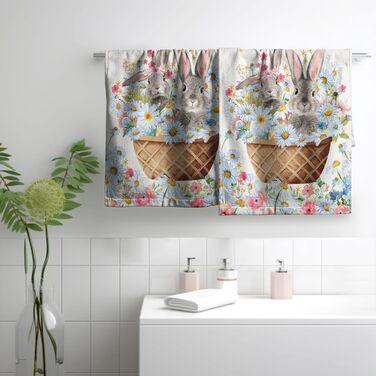 Різдвяні кухонні рушники Kwlegh, рушник для рук, різдвяна ялинка, цукерка-тростина, сніжинка, рушник для пальців, набір з 2 шт. , милий чоловічий банний рушник, високопоглинаючі рушники, 36 x (великодній)