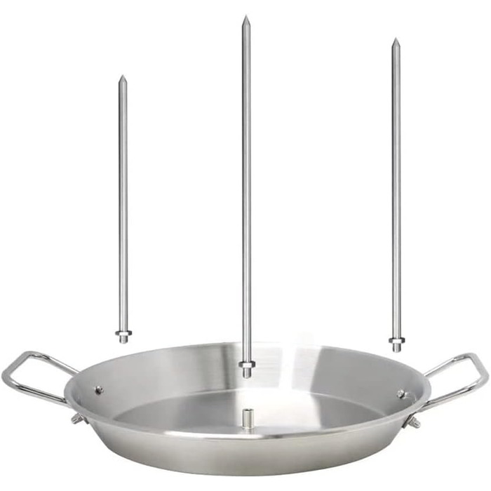 Вертикальний шампур для барбекюз 3 знімними шампурами TTAMG