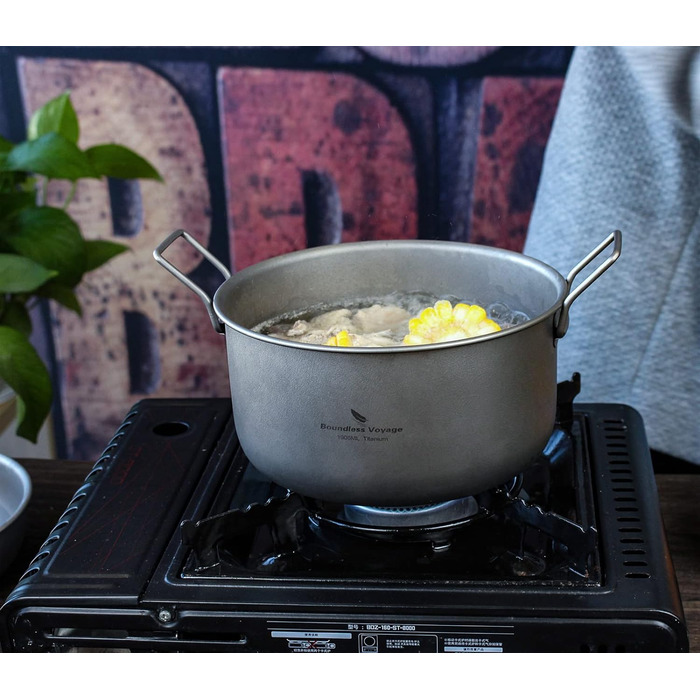 Набір кемпінгового посуду 1900 мл і 900 мл. iBasingo