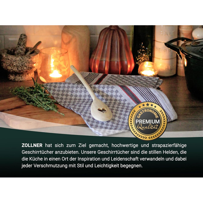 Набір кухонних рушників з 10 предметів 45 х 90 см ZOLLNER