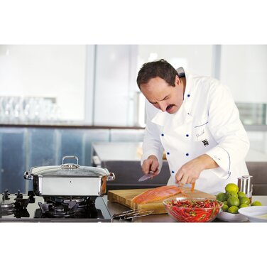 Жаровня 41 х 27 см з паровим кошиком, прямокутна Vitalis Aroma WMF