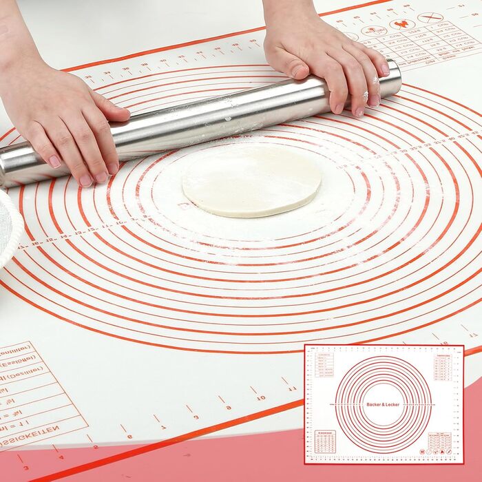 Силіконовий килимок для випічки 50 х 70 см Bäcker & Lecker