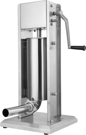 Машина для наповнення ковбас професійна 120 Вт, 5 л срібляста Zelsius