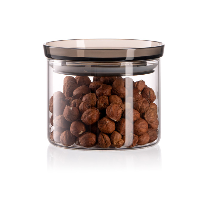 ARDESTO Storage Jar Fresh, 380мл, стекло, пластик, прозрачный