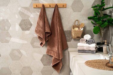 Рушник махровий Ardesto Benefit, 70х140см, 100% бавовна, коричневий