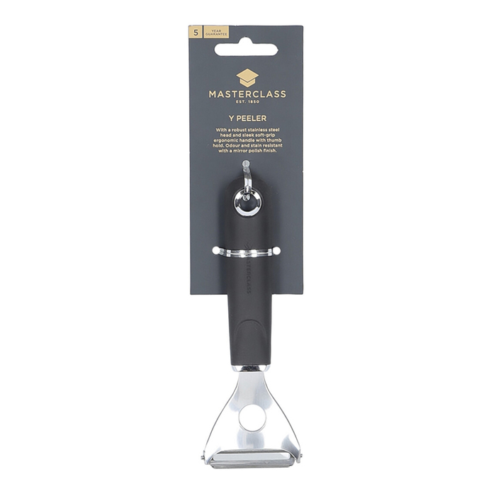 Овочечистка з горизонтальним лезом Kitchen Craft MASTERCLASS SOFT GRIP