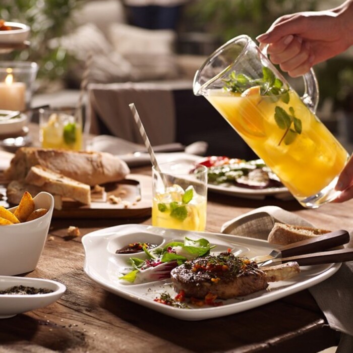 Тарілка для стейка L 30 х 29 см набір 2 предмета BBQ Passion Villeroy & Boch