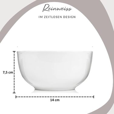 Столовий сервіз, білий, порцеляна 24 шт. на 6 персон Sänger New Port