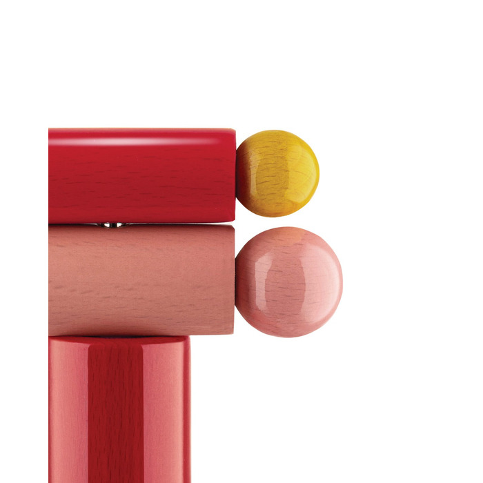 Штопор 6х18 см, красный / розовый/ желтый Alessi