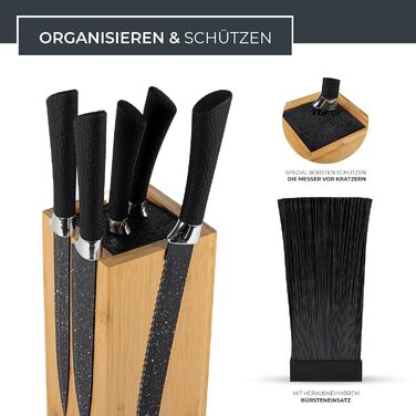 Блок для 20 ножів, що обертається на 360 градусів Exitoso