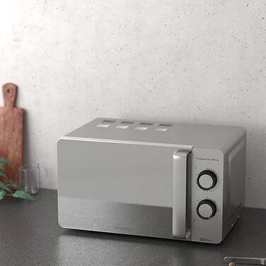 Мікрохвильова піч 700 Вт срібляста ProClean 3060 Mirror Cecotec