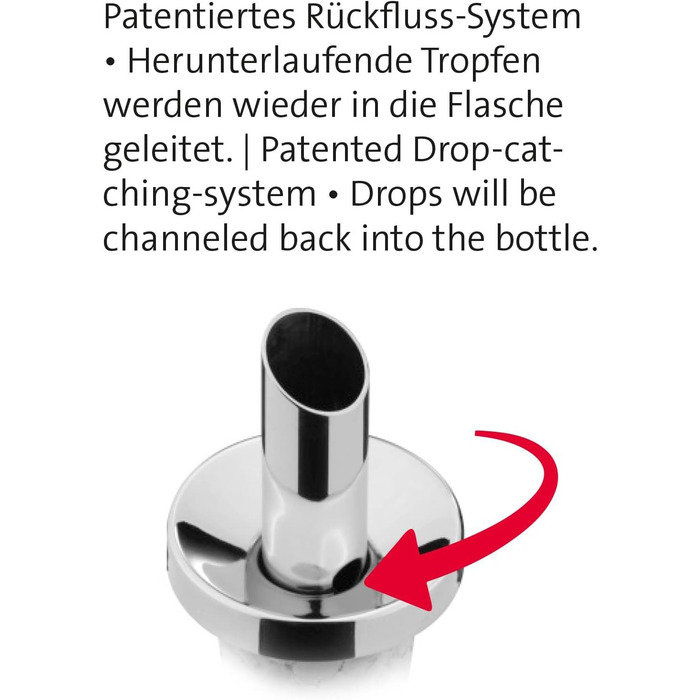 Пробка для олії/оцту 4 запасні пробки з клапанами Westmark