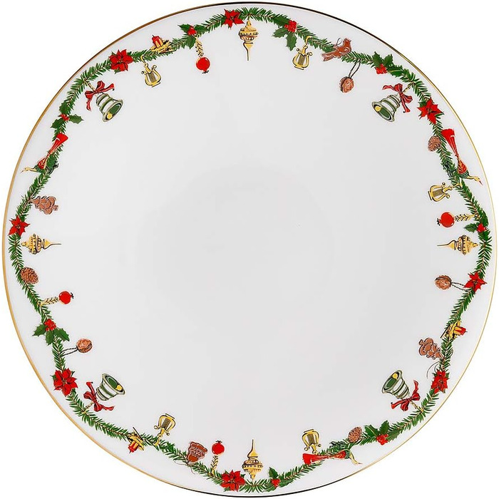 Рождественская тарелка 22 см. Nora Christmas Hutschenreuther