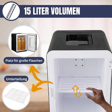 Мини-холодильник 15 л черный KS15 Sommertal