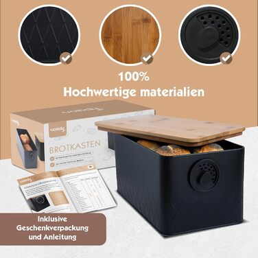 Хлібница 33 х 18 х 16 см Vondy