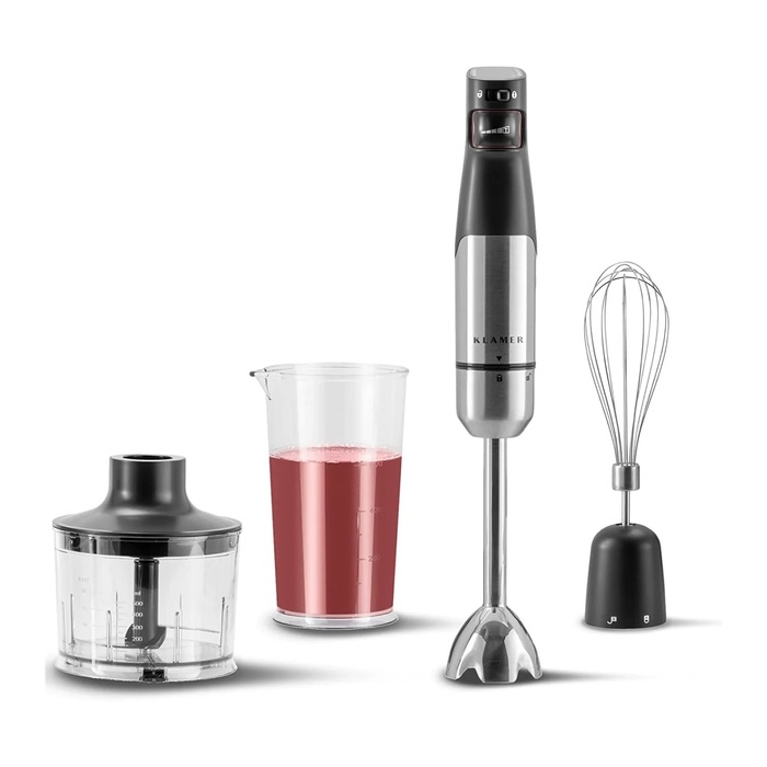 Блендер погружной 800 Вт с набором аксессуаров, 4 предмета Klamer