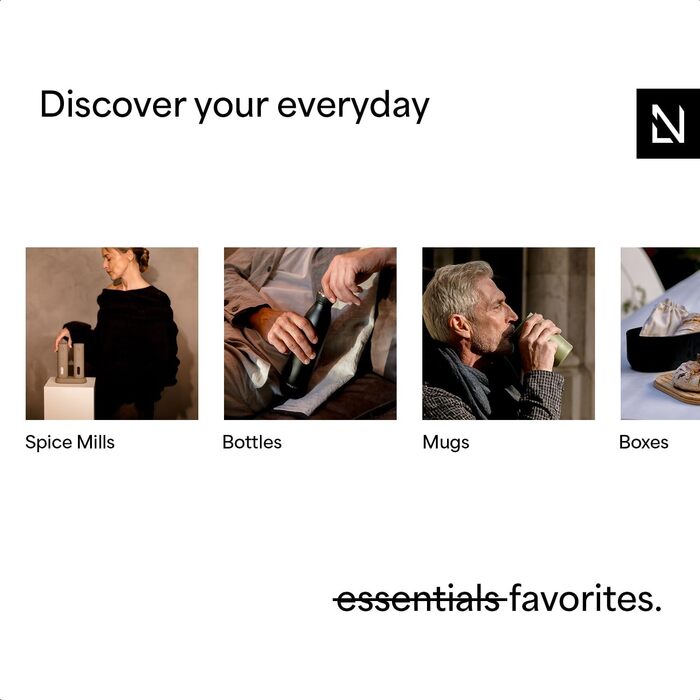 Кошик для хліба коричнево-сірий 34 x 19,5 x 13,5 см LARS NYSØM