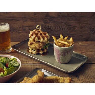 Страва прямокутна 36х16, 5 см, Terra Porcelain Grey, GenWare