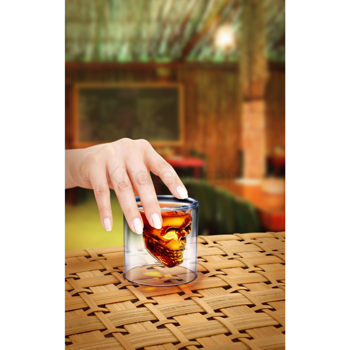Склянка для віскі Kitchen Craft DOOMED SKULL, 0,25 л