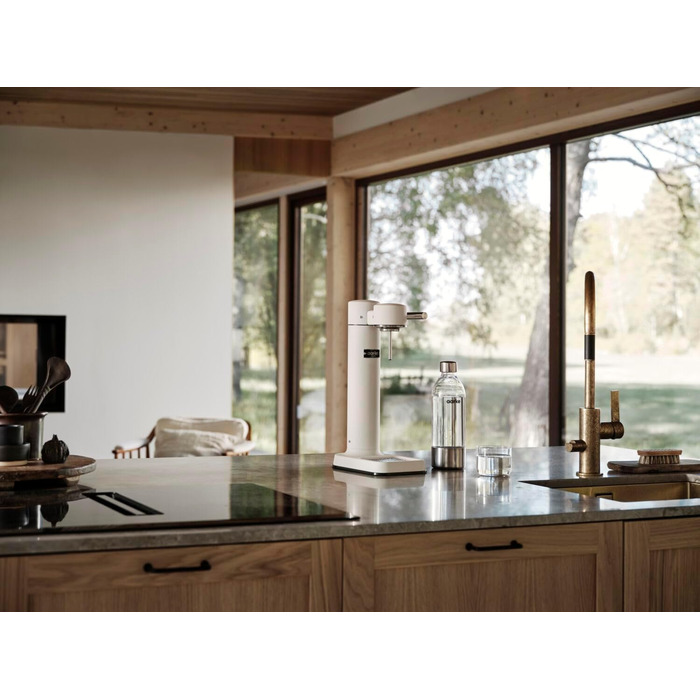 Набір для газування води, 2 предмети, білий Carbonator 3 Aarke