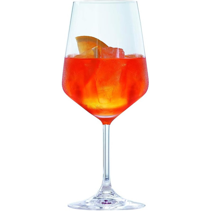 Набір скла з 4 предметів, кришталеве скло, 360 мл, спеціальні келихи, 4390179 (літні келихи для напоїв)