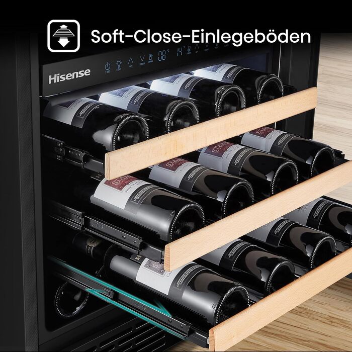 Винний холодильник до 46 пляшок Hisense