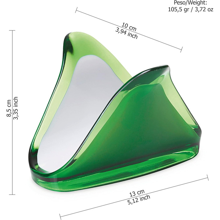 Тримач для серветок зелена omada