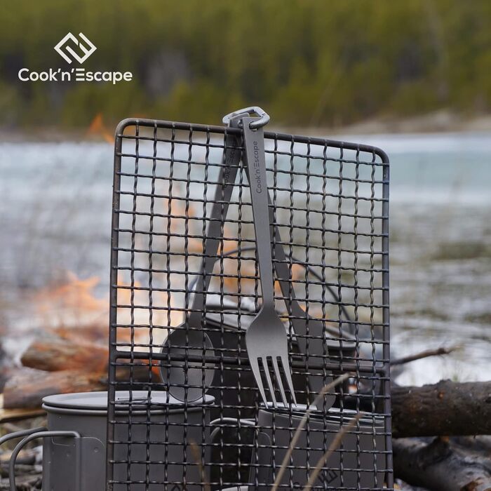Титановий набір столових приладів 3 шт. Cook'n'Escape