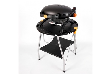 КОМПЛЕКТ Портативний переносний газовий гриль O-GRILL 500, чорний + шланг в подарунок! Код: 011672