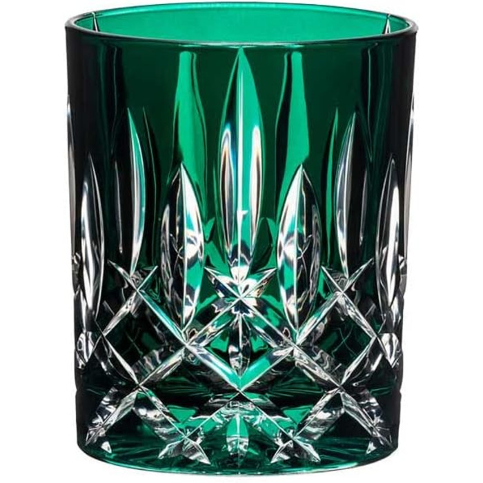 Кольорові келихи для віскі в індивідуальній упаковці, стакан для віскі з кришталевого скла, 295 мл, (темно-зелений)