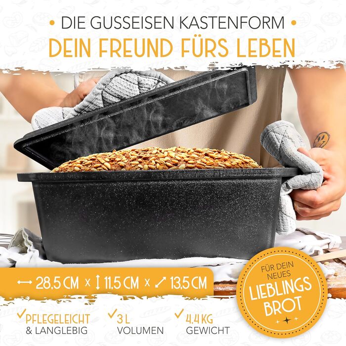 Форма для випікання хліба з кришкою KRUSTENZAUBER