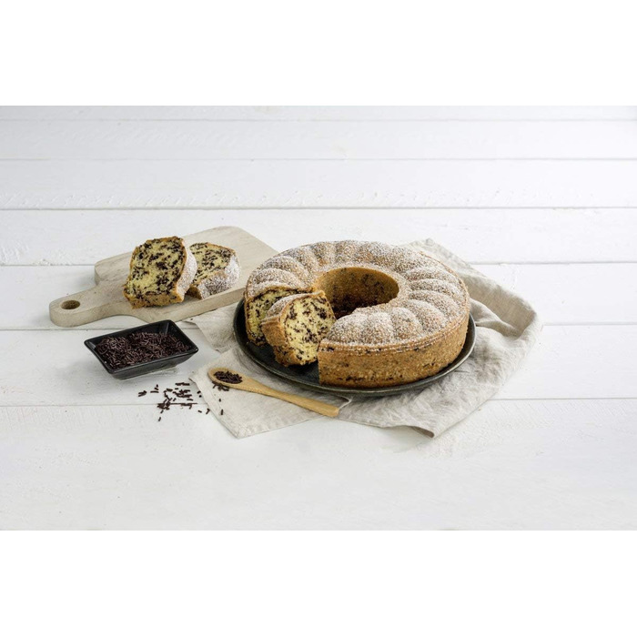 Пружинна форма AA8Ø 26 см MOJAVE GOLD, форма для випічки з плоским і трубчастим дном з листової сталі, кругла форма для торта з антипригарним покриттям, армованим керамікою (колір червоне дерево/золото), кількість ука 27 x 27 x 6,5 см, 7352