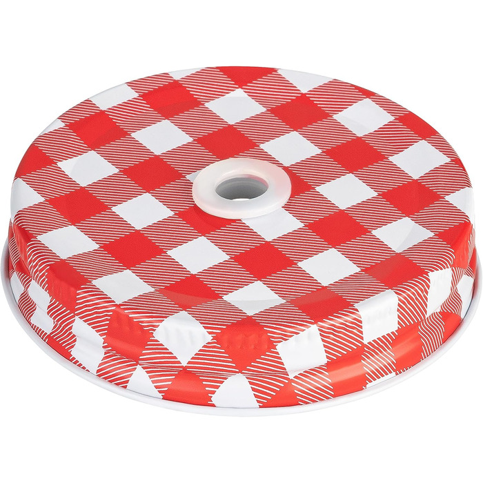 Набор из 6 стаканов для питья с крышкой 450 мл красный gouveo