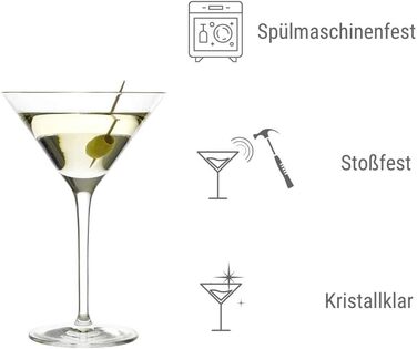 Коктейльні чаші 240 мл, набір з 6 келихів, Grandezza Stölzle Lausitz