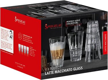 Набір склянок для латте макіато 300 мл, 4 предмети, Perfect Serve Spiegelau