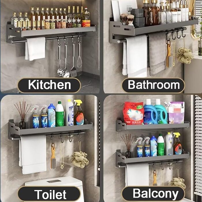 Настінний органайзер для кухонного приладдя 50 см Generisch