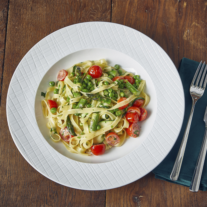 Тарілка для пасти 28.5 см, Incise Porcelain Lavara, GenWare