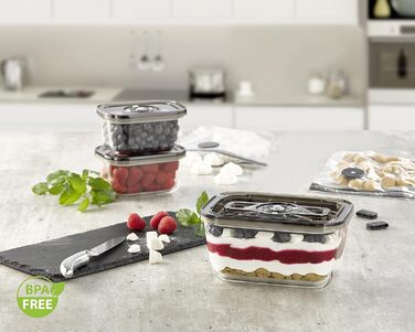 Камерний вакуумний пакувальник з нержавіючої сталі, потужний вакуумний насос 70 л/хв, подвійний зварний шов, регульований вакуум і час зварювання (в комплекті з Еко-Комплектом), 70 -