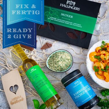 Подарунковий набір спецій ручної роботи, 24 спеції з усього світу (набір) - Літній подарунок та ідеальний подарунок для барбекю Новий дім, вітання, дружба, одужання, Deluxe Selection 24, 24 спеції (73511) (Морські продукти XXL, делікатеси (92671)), 24 -